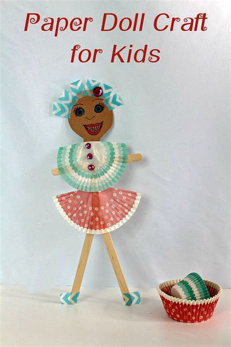 diy paper doll craft  kids