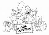 Simpsons Colorir Coloring4free Marge Ausmalbilder Couch Imprimir Futurama Infantis sketch template