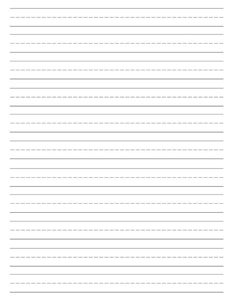 fall lined writing papera landscape lined paper template