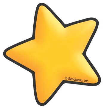 yellow star printable clip art  images