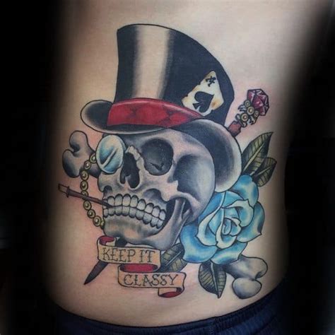 40 top hat tattoo designs for men topper ink ideas