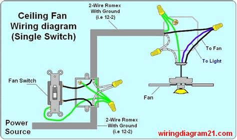light switch wiring ceiling fan