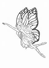 Mariposa Fada sketch template