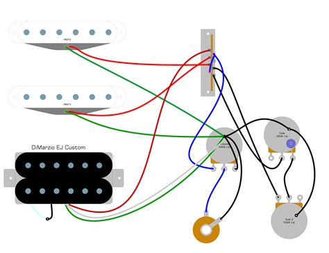 custom guitar wiring guitar wiring diagrams  humbucker single coil  reversible
