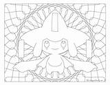 Coloring Jirachi Pages Pokemon Adult Getcolorings Getdrawings sketch template