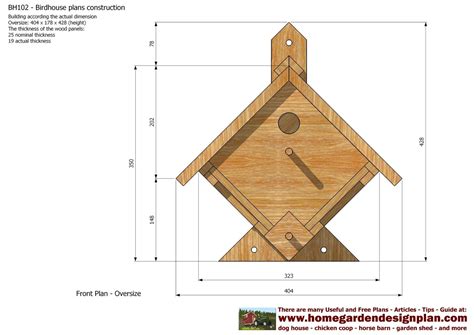 plans   birdhouse  shown