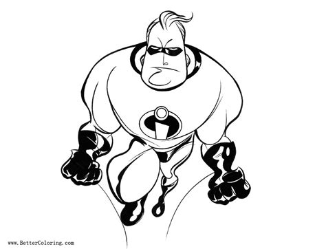 incredibles coloring pages  incredible  dfridolfs  printable
