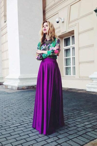 this purple is amazing saias moda feminina vestidos