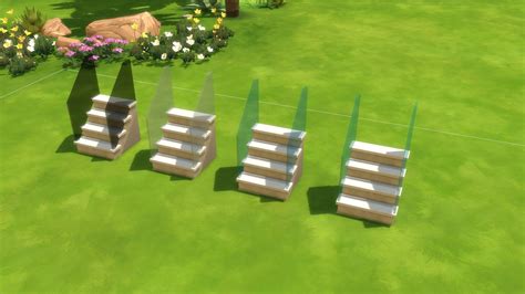 blue glass railing sims  sims  cc furniture sims