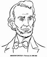 Lincoln Coloring Abraham Pages Kids 1865 1809 sketch template