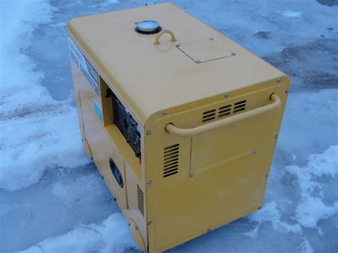 pro series  watt diesel generator wheels  deals january   bid