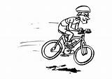Ciclismo sketch template