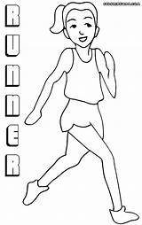 Coloring Runner3 sketch template