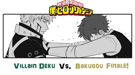 My Hero Academia Villain Deku Vs Bakugou Finale Fan