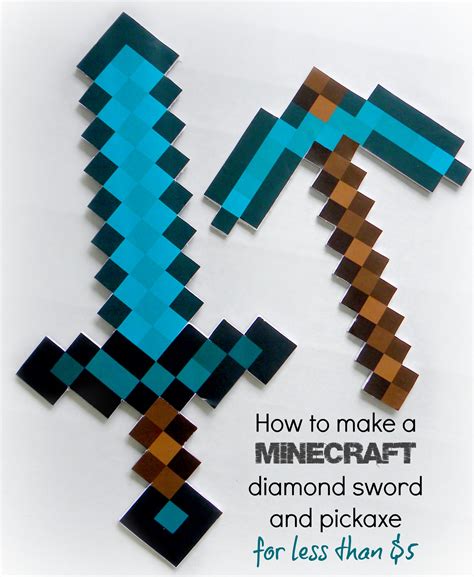 minecraft diamond sword  diamond pickaxe kerryannmorgancom