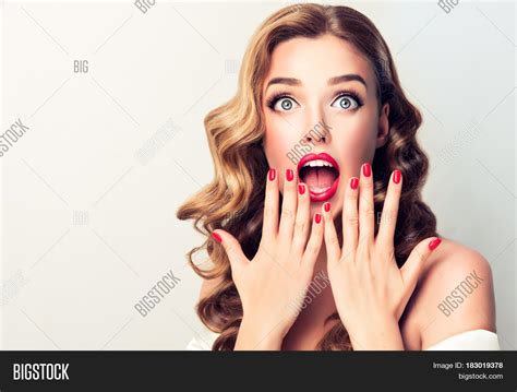 shocked surprised girl image and photo free trial bigstock