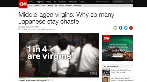 「なぜ日本人の間で30歳前後のセックス未経験者が増えているのか」というニュースがcnnで報じられる gigazine