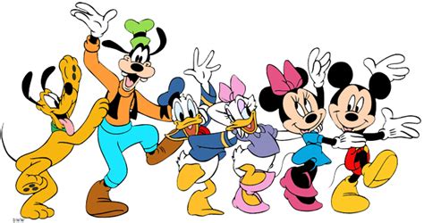 mickey and friends clipart 101 clip art