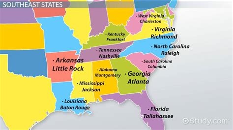 united states regions map  capitals
