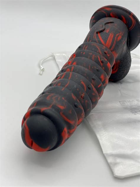 elatirat black red dragon dildo fantasy dildo monster etsy canada