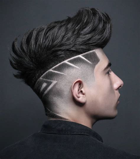 unique haircut designs  men