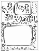 Principals Classroomdoodles sketch template
