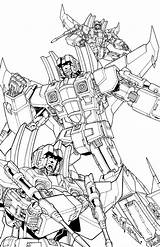 Seekers Lineart Transformers Markerguru Classic Deviantart Pages Choose Board Comics sketch template