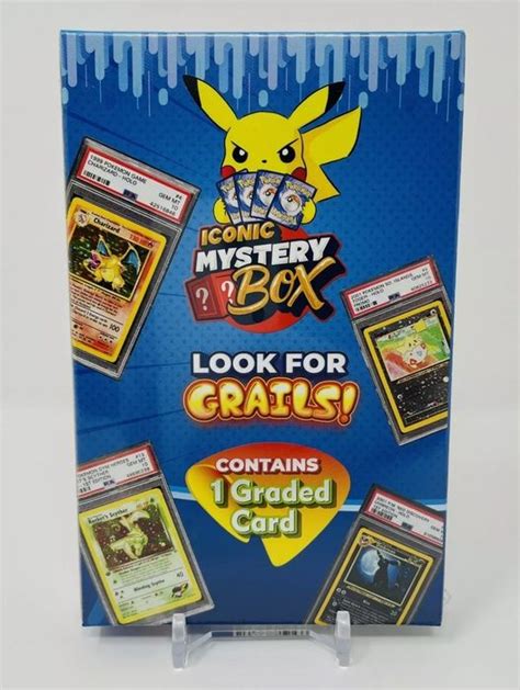 pokemon company kasten iconic mystery box  graded catawiki