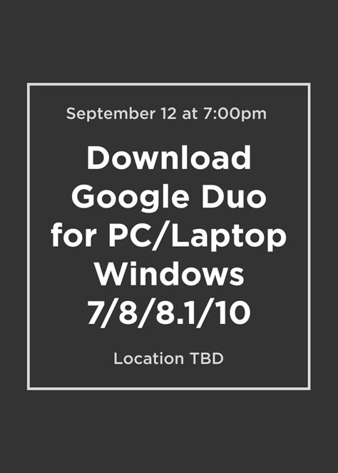 google duo  pclaptop windows  splash