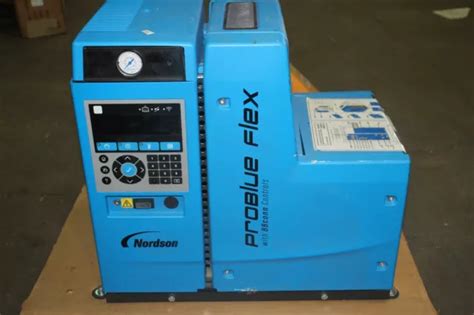nordson problue flex  bbconn controls adhesive melter machine