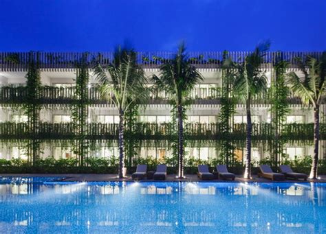 desain taman gantung  fasad hotel  vietnam pt