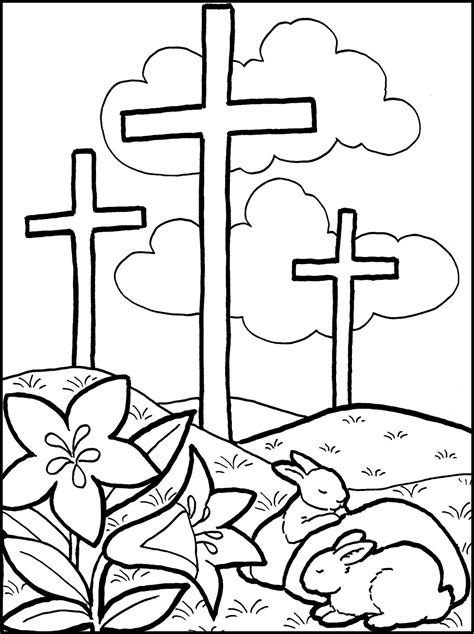 easter sunday school coloring pages  getdrawings