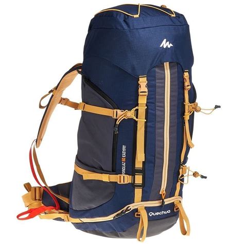quechua easyfit rain resistant waterproof blue hiking rucksack rucksack wanderrucksack