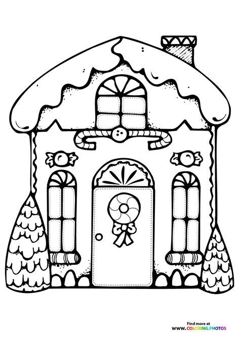 gingerbread coloring pages  kids   easy print