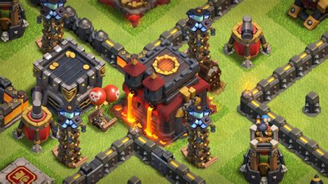 Th10 Base Layout New Best Base Layout By Ammariii Gaming Clash Of