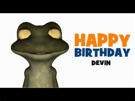 happy birthday devin youtube