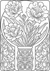 Dover Publications Páginas Jugendstil Doverpublications Besuchen Muster sketch template