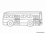 Bus Coloring Pages City Printable Kids Print Transport Means Colouring Bus1 Color Ecoloringpage Index Info sketch template