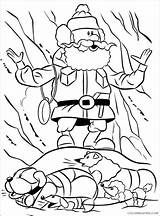 Reindeer Claus Nosed sketch template