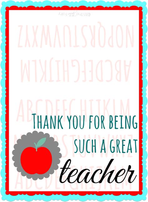 downloadable teacher appreciation cards teacher appreciation