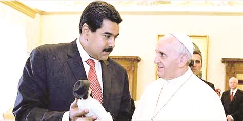 papa envió carta a maduro sobre situación en venezuela diario avance