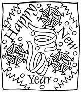 Coloring Pages Year Years Happy Library Clipart sketch template