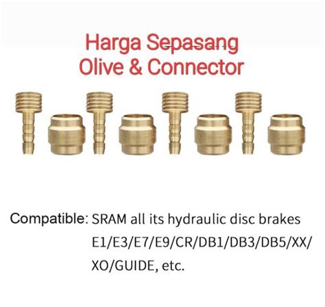 jual olive connector rem e1 e3 e7 e9 cr db1 db3 xx xo guide hydraulic