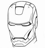 Ironman sketch template