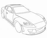 Mazda Coloring Rx Pages Miata Color Drawing Printable Line Choose Board Print Supercoloring Getcolorings Sketch Printables Cartoon Template Categories sketch template