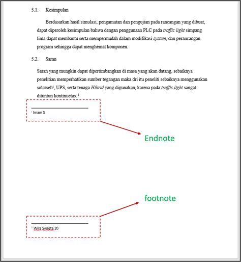 panduan lengkap mengenai footnote  endnote  word  teachmesoft