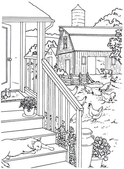 stock adult coloring pages printable  house printable