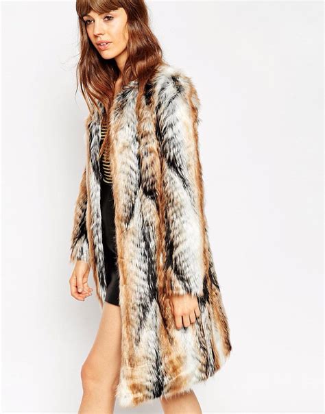 asos coat  longline vintage faux fur  asoscom asos coat latest fashion clothes coat