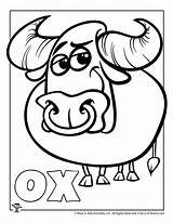 Ox Woojr sketch template