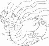 Giratina Coloring Pokemon Pages Kyogre Origin Form Målarbilder Drawing Primal Getcolorings Adult Malarbilder Bilder Getdrawings Pokémon sketch template